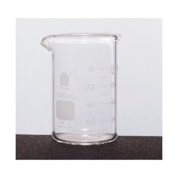 Synthware Heavy Wall Beaker, Low Form, Dual Graduation, 100mL, PK 10 B220100